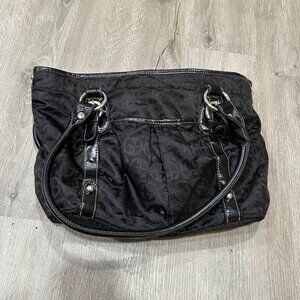 Giani Bernini Vintage Black Shoulder Bag Purse